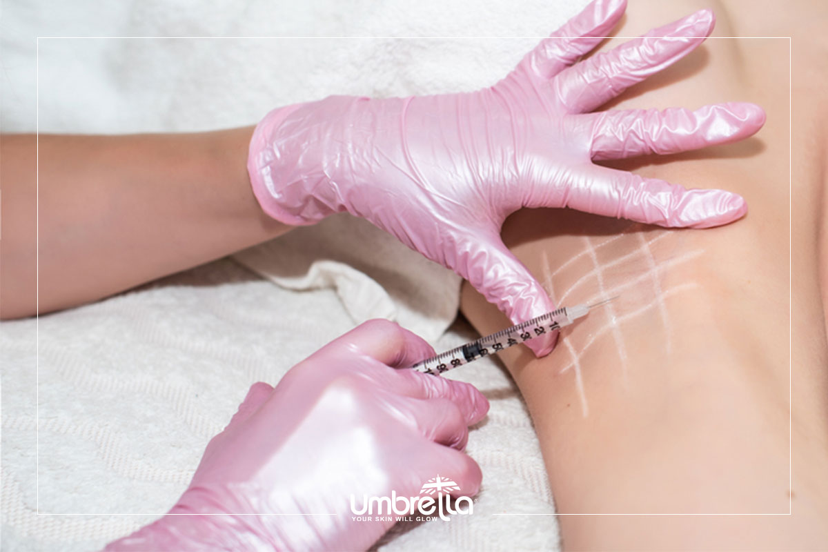 تزریق بوتاکس به زیر بغل